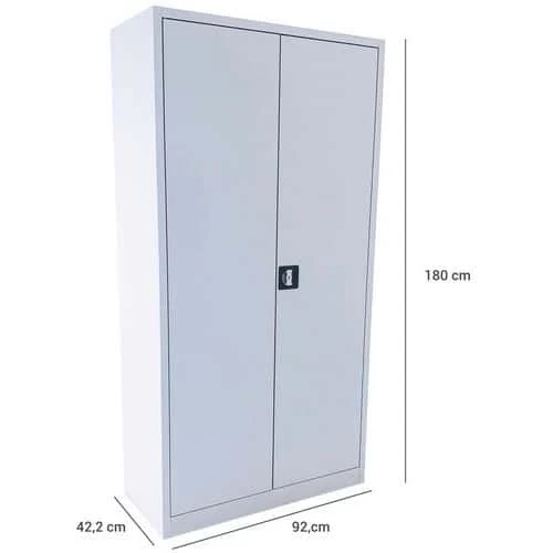 Economy Metal Cupboards - General Use - 1800mm High - Manutan UK 2 Economy Metal Cupboards - General Use - 1800mm High - Manutan UK - Image 2