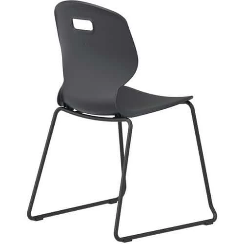 TITAN School Chair - Skid Legs - Stackable - Antimicrobial Polypropylene 3 TITAN School Chair - Skid Legs - Stackable - Antimicrobial Polypropylene - Image 3