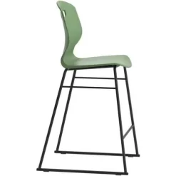 TITAN High Stool School Chair - Stackable - Antimicrobial Polypropylene 7 TITAN High Stool School Chair - Stackable - Antimicrobial Polypropylene -Avery Store AIG10980607