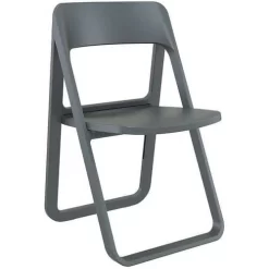 Folding Side Chair - Indoor/Outdoor Stackable - Recycled Plastic
