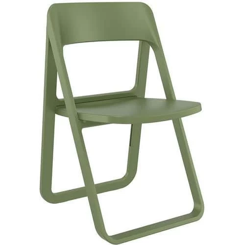 Folding Side Chair - Indoor/Outdoor Stackable - Recycled Plastic 2 Folding Side Chair - Indoor/Outdoor Stackable - Recycled Plastic - Image 2
