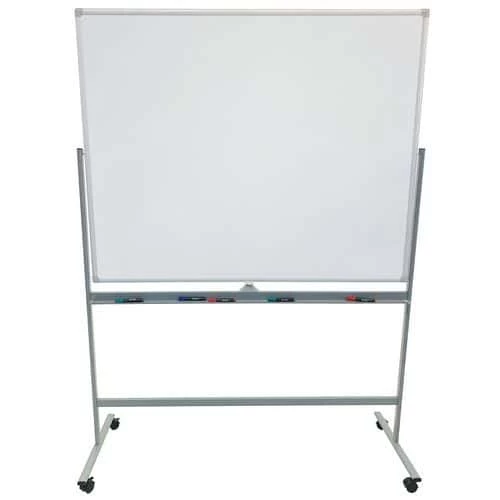 Mobile And Reversible Lacquered Magnetic Whiteboard - Manutan 12 Mobile And Reversible Lacquered Magnetic Whiteboard - Manutan - Image 12