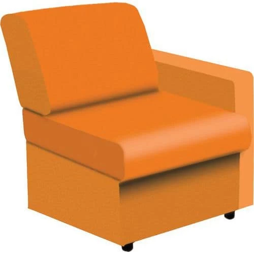Modular Low Backed Armchair - Reception/Breakout Fabric Sofa Chairs 4 Modular Low Backed Armchair - Reception/Breakout Fabric Sofa Chairs - Image 4
