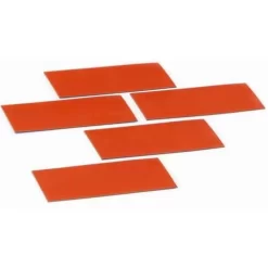 Set Of Five Red Rectangles - Smit Visual