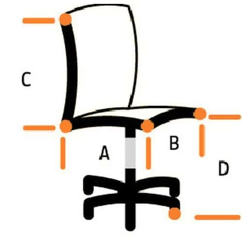 Key Office Chair - Synchronous - High Backrest 3 Key Office Chair - Synchronous - High Backrest - Image 3