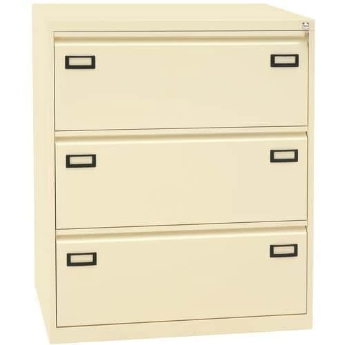 Filing Cabinet With Double-width Drawers - Manutan 3 Filing Cabinet With Double-width Drawers - Manutan - Image 3