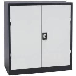 Hinged-door Cabinet 2000 - H 106 X W 100Â cm - Manutan