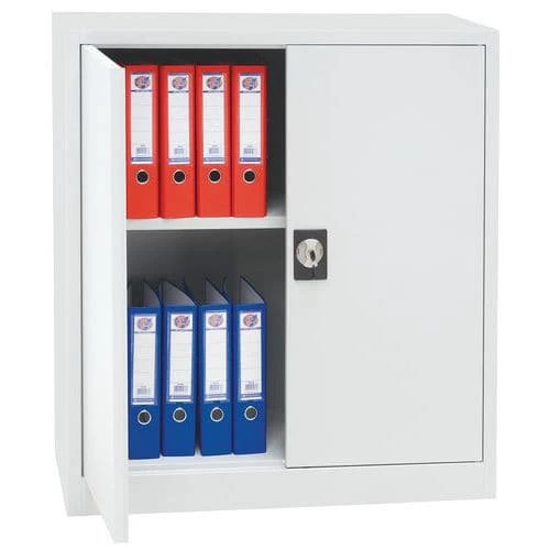 Economy Metal Cupboard - Hinged Doors - HxW 1000x920mm - Manutan Orel 2 Economy Metal Cupboard - Hinged Doors - HxW 1000x920mm - Manutan Orel - Image 2