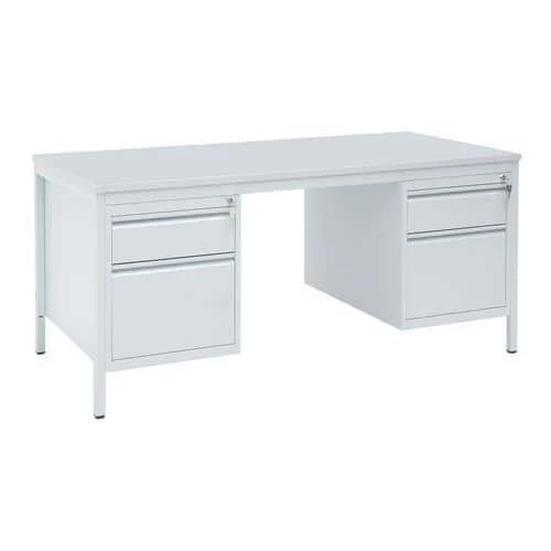 Base-Line Straight Desk With Filing Cabinet 3 Base-Line Straight Desk With Filing Cabinet - Image 3