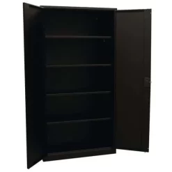 Hinged-door Cabinet 2000 - H 195 X W 100 cm - Manutan -Avery Store AIG2036114