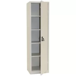 Hinged-door Cabinet 2000 - H 195 X W 53 cm - Manutan -Avery Store AIG2037492