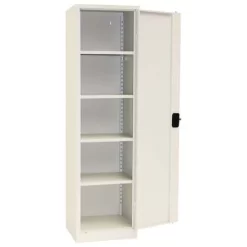 Hinged-door Cabinet 2000 - H 195 X W 53 cm - Manutan -Avery Store AIG2037493