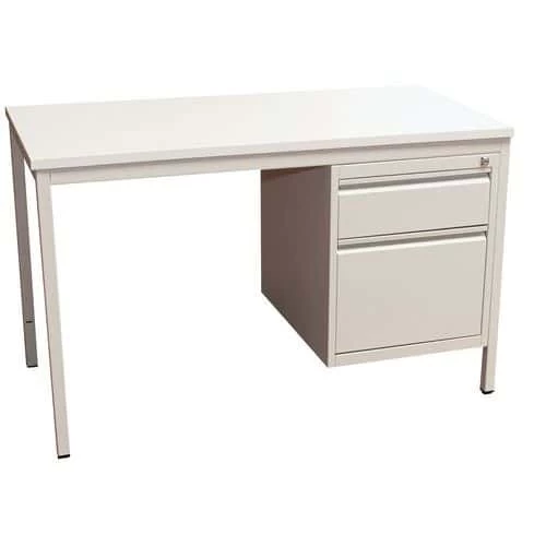 Base-Line Straight Desk With Filing Cabinet 4 Base-Line Straight Desk With Filing Cabinet - Image 4