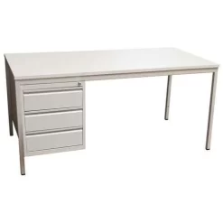 Base-Line Straight Desk With Filing Cabinet 10 Base-Line Straight Desk With Filing Cabinet -Avery Store AIG2037569