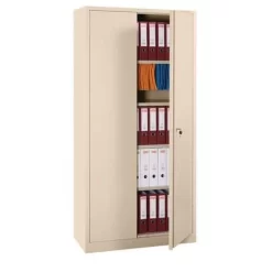 Compact, Single-unit Cabinet With Hinged Doors - Height 195 cm - Manutan 6 Compact, Single-unit Cabinet With Hinged Doors - Height 195 cm - Manutan -Avery Store AIG2037607