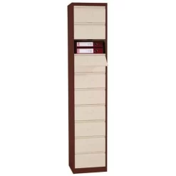 Cabinet With Flip-down Drawers - Ten Compartments - Manutan 20 Cabinet With Flip-down Drawers - Ten Compartments - Manutan -Avery Store AIG2037612