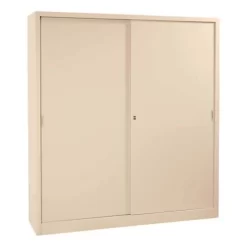 Self-assembly Cabinet With Sliding Doors - Tall - Width 160 cm - Manutan 9 Self-assembly Cabinet With Sliding Doors - Tall - Width 160 cm - Manutan -Avery Store AIG2037623