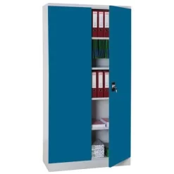 Tall, Self-assembly Cabinet With Hinged Doors - Width 100 cm - Manutan 10 Tall, Self-assembly Cabinet With Hinged Doors - Width 100 cm - Manutan -Avery Store AIG2037631