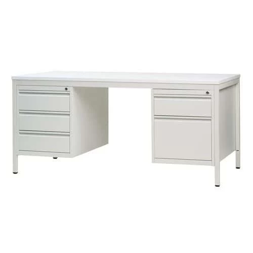 Base-Line Straight Desk With Filing Cabinet 2 Base-Line Straight Desk With Filing Cabinet - Image 2