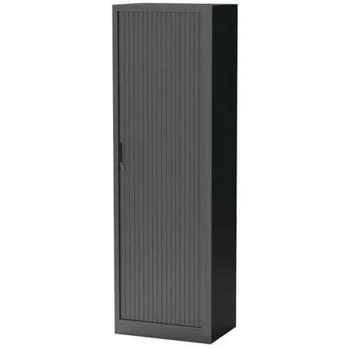 Premium One-colour Cabinet With Tambour Doors - Height 198 cm 3 Premium One-colour Cabinet With Tambour Doors - Height 198 cm - Image 3