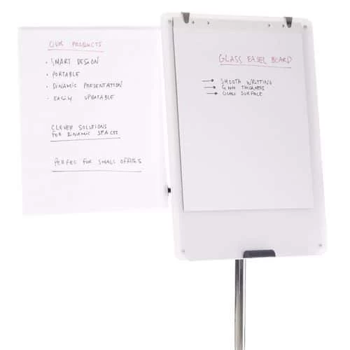 Bi-Office Mobile Glass Flip Chart 3 Bi-Office Mobile Glass Flip Chart - Image 3