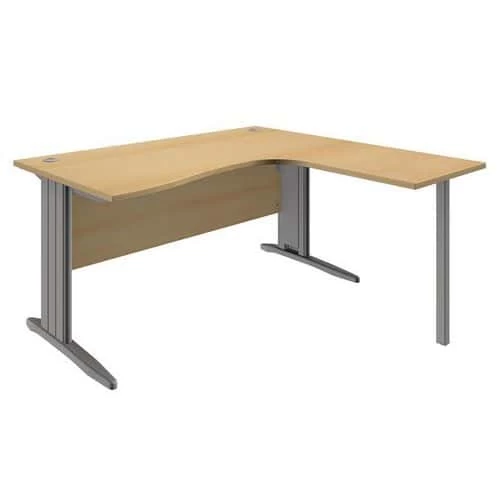 Ticka Compact Desk - Beech 3 Ticka Compact Desk - Beech - Image 3