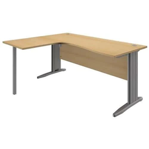 Ticka Compact Desk - Beech 1 Ticka Compact Desk - Beech