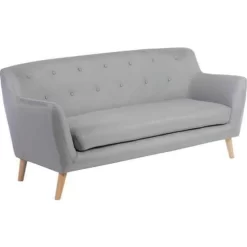 Fabric Sofa - Two/Three Seater - Grey - Reception Area Chairs - Skandi