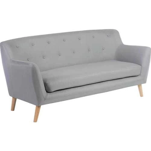 Fabric Sofa - Two/Three Seater - Grey - Reception Area Chairs - Skandi 1 Fabric Sofa - Two/Three Seater - Grey - Reception Area Chairs - Skandi