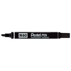 N60 Permanent Marker - Chisel Tip - With Cap - Pentel