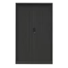 Tambour Door Cupboard - Without Top Working Surface - Anthracite