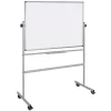 Bi-Office Portable Revolving Whiteboard - Enamelled And Double-sided