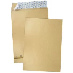 Brown Kraft Envelope, 120 g - With 3-cm Gussets - Pack Of 50