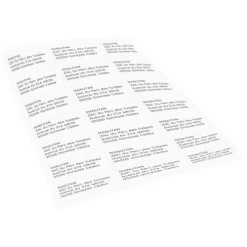 White Label Printer Stickers - Multipurpose A4 Or A5 Sheets - Manutan -Avery Store AIG2329537