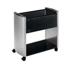 Durable Design Line Trolley For Suspension Files - Single Format - With Shelf