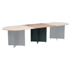 Rectangular Extension For Oval-shaped Modular Table - Cross Base 10 Rectangular Extension For Oval-shaped Modular Table - Cross Base -Avery Store AIG2441676