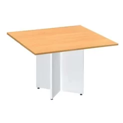 Rectangular Extension For Oval-shaped Modular Table - Cross Base