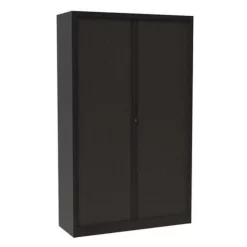 Tambour Door Cupboard - Without Top Working Surface - Anthracite 6 Tambour Door Cupboard - Without Top Working Surface - Anthracite -Avery Store AIG2520582