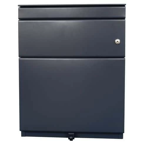 Bisley Mobile Metal Filing Cabinet - High 2 Bisley Mobile Metal Filing Cabinet - High - Image 2