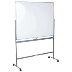 Mobile And Reversible Lacquered Magnetic Whiteboard - Manutan 18 Mobile And Reversible Lacquered Magnetic Whiteboard - Manutan -Avery Store AIG25362465