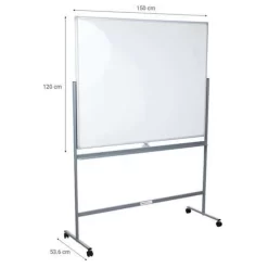 Mobile And Reversible Lacquered Magnetic Whiteboard - Manutan 21 Mobile And Reversible Lacquered Magnetic Whiteboard - Manutan -Avery Store AIG25362468