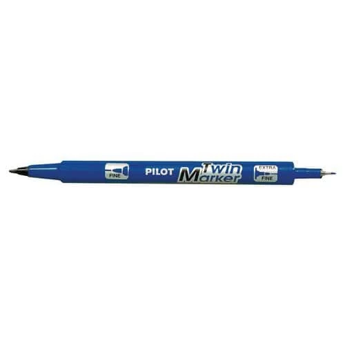 Pilot Twin Marker Permanent Marker - 2 Extra-fine/fine Tips 3 Pilot Twin Marker Permanent Marker - 2 Extra-fine/fine Tips - Image 3