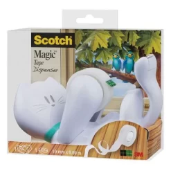 Scotch Tape Cat-shaped Dispenser With Magic Adhesive Tape Roll Set -Avery Store AIG2631199