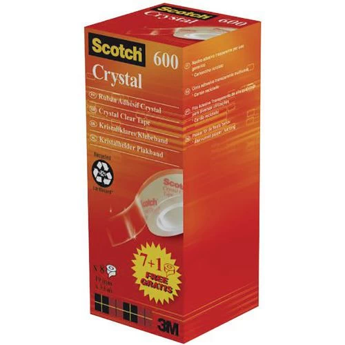 Scotch Crystal Transparent Adhesive Tape 1 Scotch Crystal Transparent Adhesive Tape