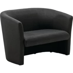 Avery Store 37 2 Person Black Tub Sofa - Reception/Breakout Room - Dynamic