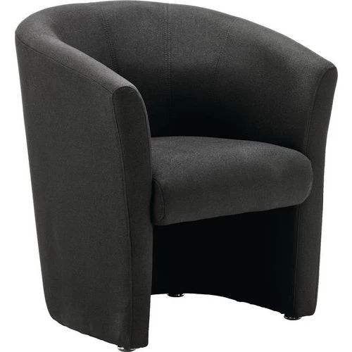 Black Reception Tub Armchair - Neo Dynamic 2 Black Reception Tub Armchair - Neo Dynamic - Image 2