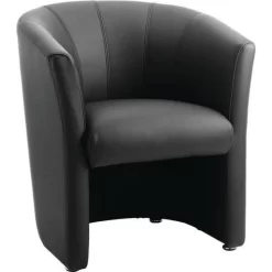 Black Reception Tub Armchair - Neo Dynamic