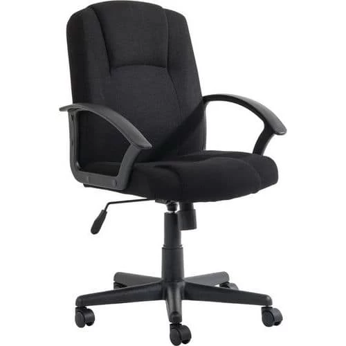 Executive/Manager Chair - Ergonomic Fabric Seat & PU Arms - High Back 1 Executive/Manager Chair - Ergonomic Fabric Seat & PU Arms - High Back