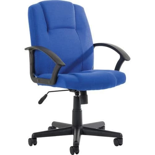 Executive/Manager Chair - Ergonomic Fabric Seat & PU Arms - High Back 2 Executive/Manager Chair - Ergonomic Fabric Seat & PU Arms - High Back - Image 2