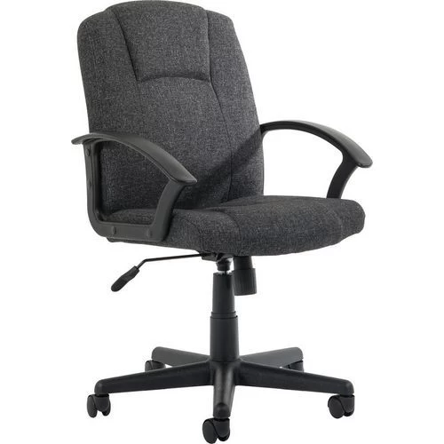 Executive/Manager Chair - Ergonomic Fabric Seat & PU Arms - High Back 3 Executive/Manager Chair - Ergonomic Fabric Seat & PU Arms - High Back - Image 3